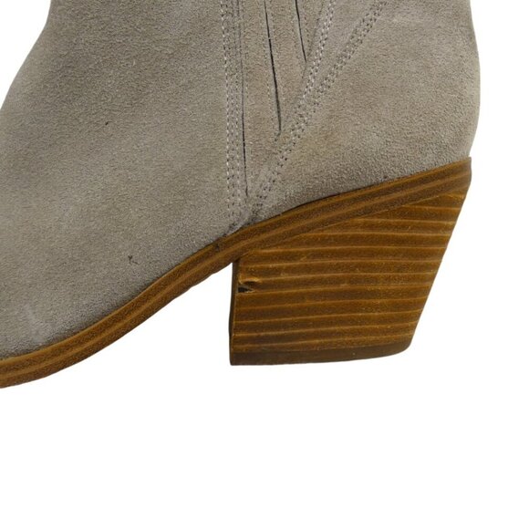 Marc Fisher Teona Pointed Toe Ankle Boot Size 8.5 Light Gray/Taupe #1446 - Picture 3 of 10